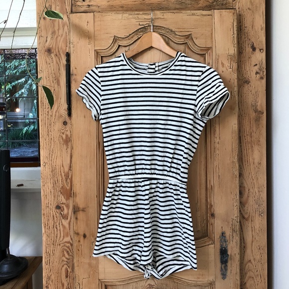 STRIPED ROMPER - Picture 1 of 3